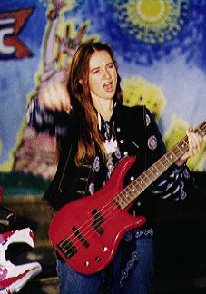 Lou Playing the Bass
